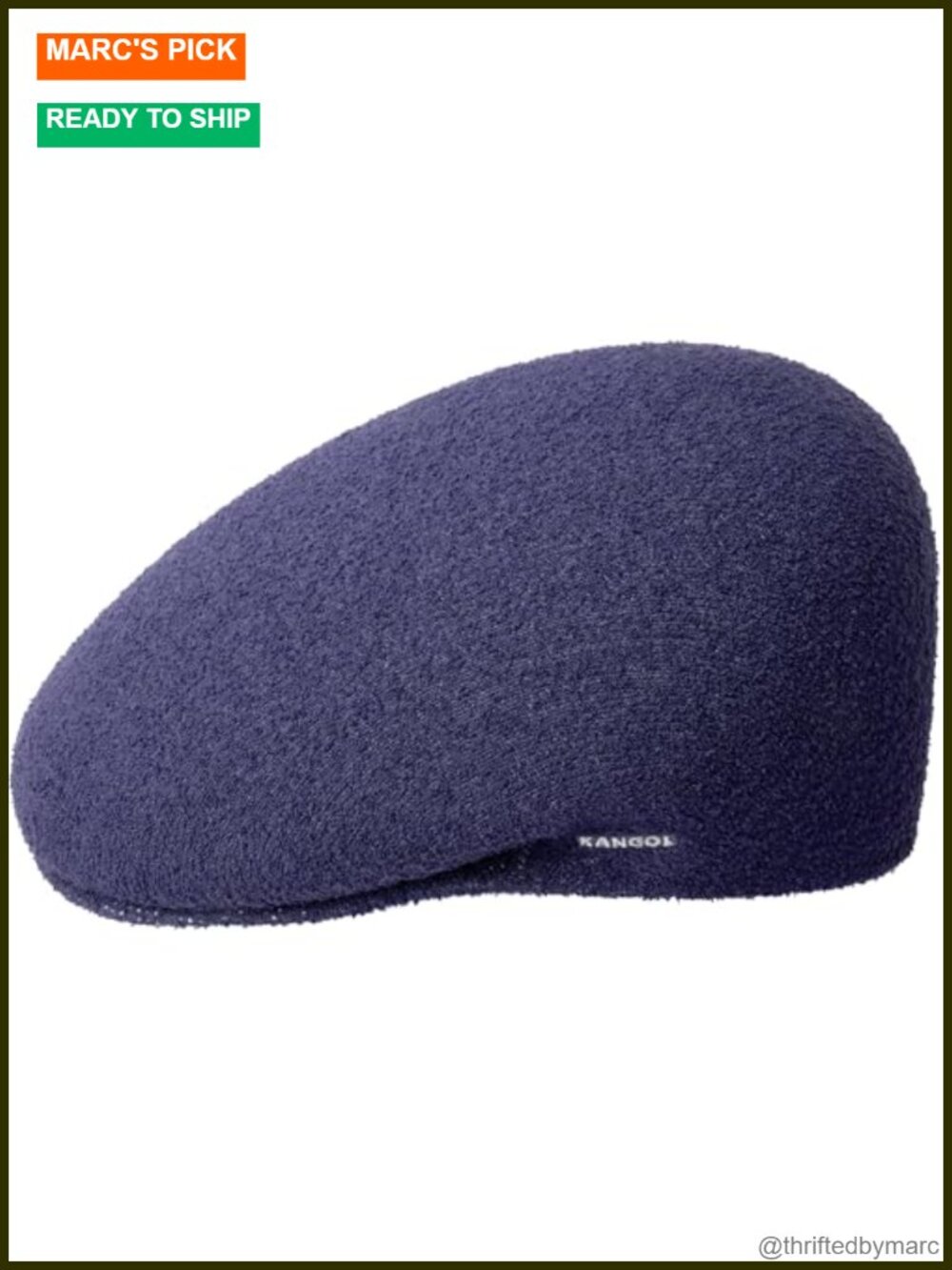 Newsboy Cap with 1 7/8" Peak, Unlined, Wool Blend